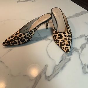 Essex Lane calf hair mules